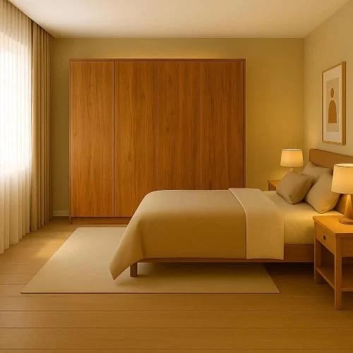 Clothing wardrobe | 200 cm × 220 cm | 4 hinged doo...