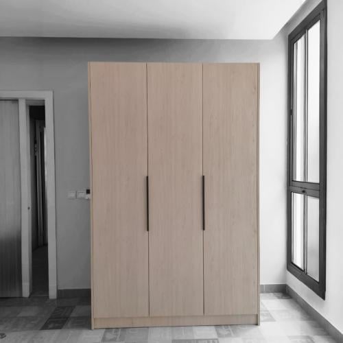 Clothing wardrobe | 140 cm × 200 cm | 3 hinged doo...