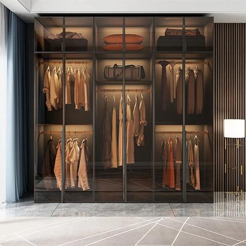 Luxury wardrobe | 6 hinged doors | Width 300 cm ×...