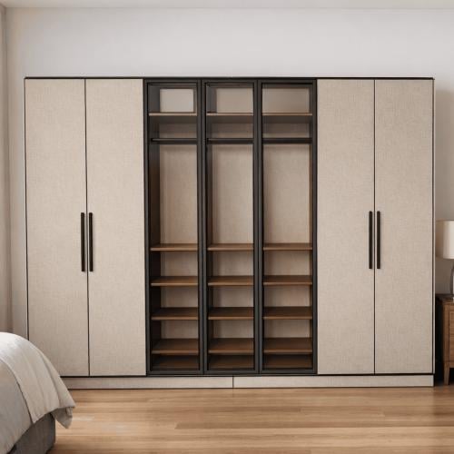 Luxury wardrobe | 7 hinged doors | Width 350 cm ×...