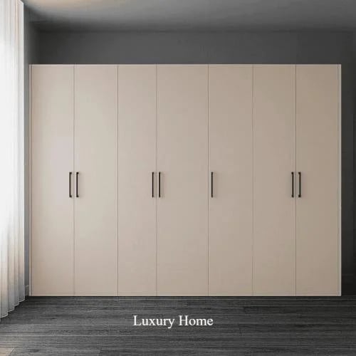 White wardrobe | 315 cm × 220 cm | 7 hinged doors...