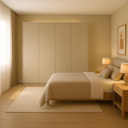 Clothing wardrobe | 184 cm × 220 cm | 4 hinged doo...