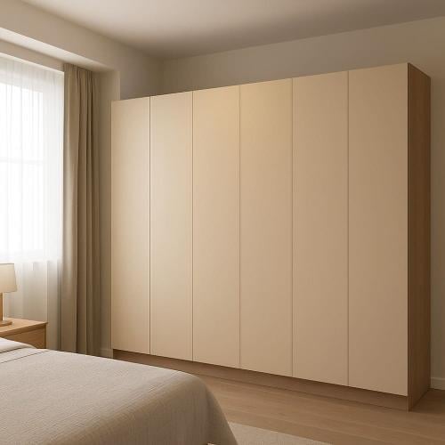 Luxury wardrobe | 300 cm × 240 cm | 6 hinged doors...