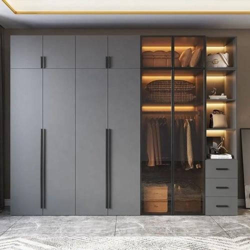 Luxury wardrobe | 7 hinged doors | 350 cm × 250 cm...