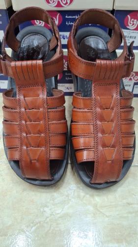 حذاء فلسطيني م40 موديل100 بني
