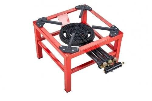 موقد 3عين دائري احمر كبير