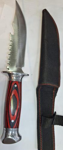 سكين مفبض احمر امريكي