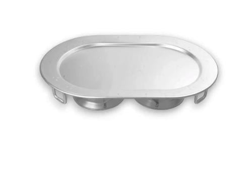 Oval serving tray with a chair M100cm 2mm