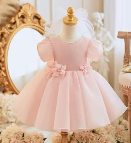 فستان ملكة الليل - وردي سادة