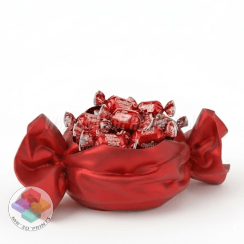 صحن تقديم حلوى على شكل (حلوى مغلفة)