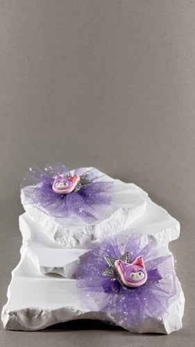 توكات شيفون بنفسجي ونجمة مع شخصية كورمي