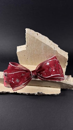 توكة شيفون أحمر