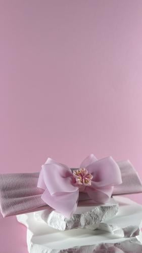 بندانة وري مع فيونكة وردي