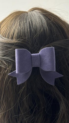 توكة جلد مخمل بنفسجي