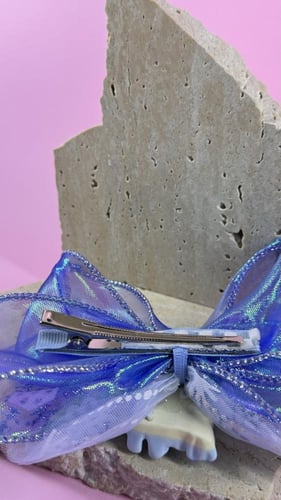 توكة بقماش شيفون مزينة بمجسم فروزن