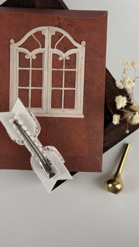 توكة جلد ابيض مع جليتر