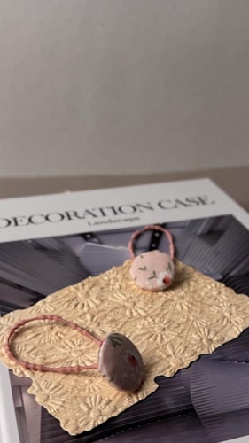 بكلات لون وردي مشجر برسومات أزهار