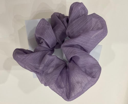 ربطة شعر شيفون لامع