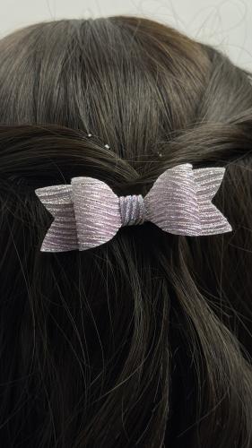 توكات قماش لامع مقوى فضي متدرج مع بنفسجي و ذهبي