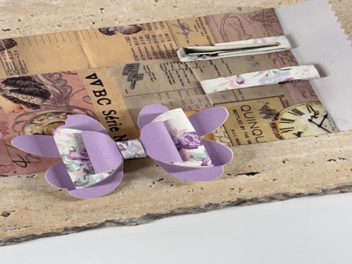 طقم توكات جلد موف وجلد أبيض مشجر