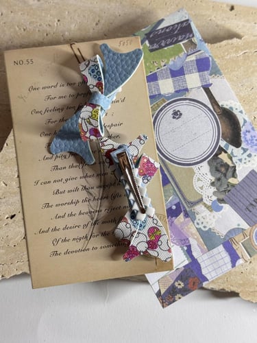 توكة جلد سماوي و جلد أبيض مشجر