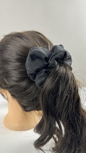 ربطة شعر شيفون لامع