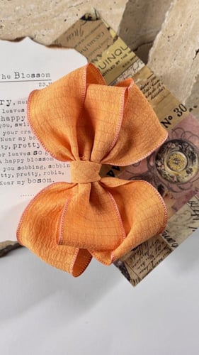 توكة قماش برتقالي