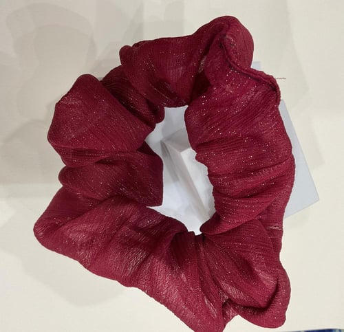 ربطة شعر شيفون لامع