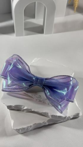 توكة شيفون أزرق لامع