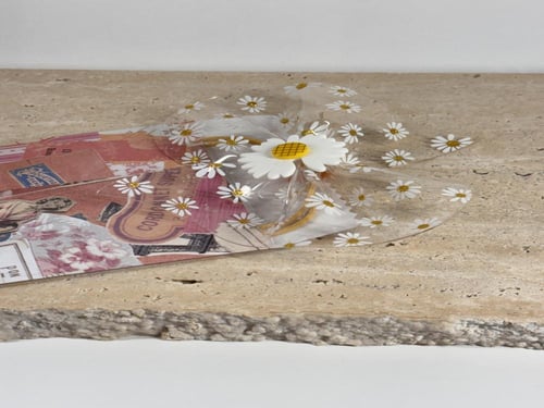 بكلة مطاط برسومات زهرة الاقحوان