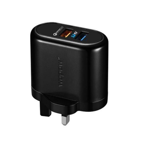 شاحن منزلي بمنفذين