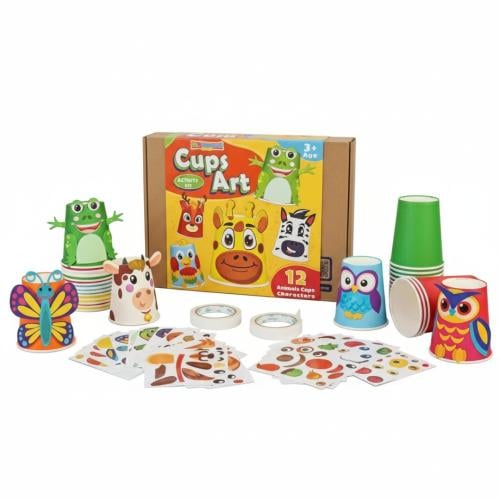 Cups Art Activity Kit – The Most Fun & Creative Craft Adventure for Kids!