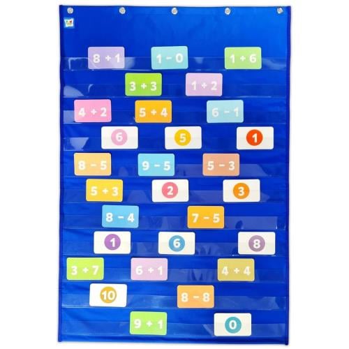 Pocket Chart 128 × 87 cm | 11 Pockets – Smart Teaching Tool for Organized & Interactive Learning