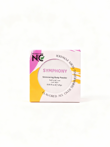 Symphony shimmering body powder