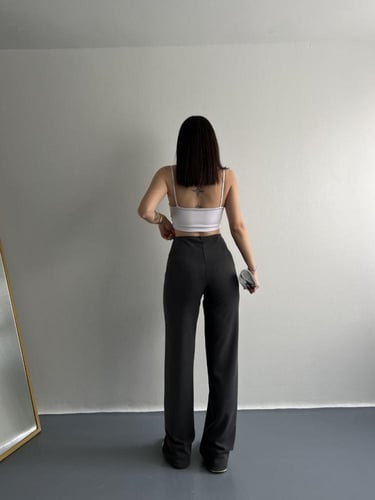 بنطلون نسائي قطن واسع