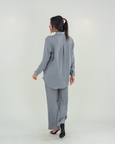 طقم نسائي كاجوال طويل واسع