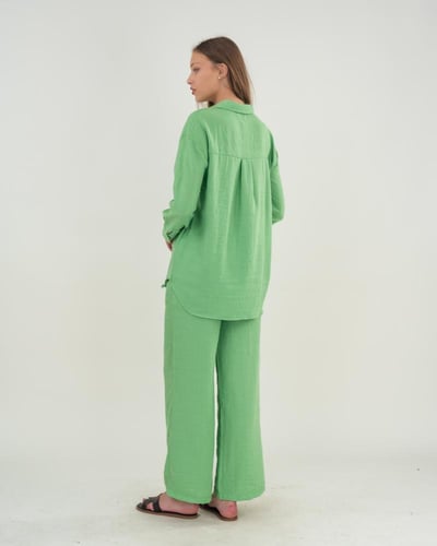 طقم نسائي كاجوال أخضر