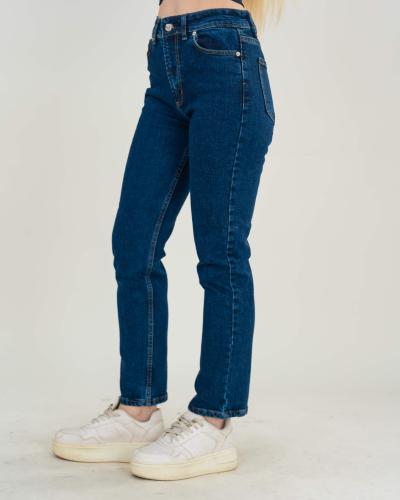 جينز نسائي سكيني (سلم فت) – أزرق غامق