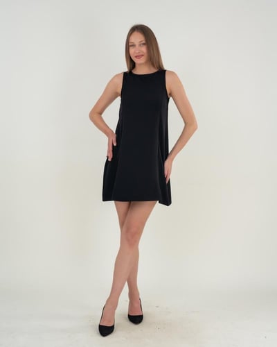 فستان نسائي قصير بقصة A