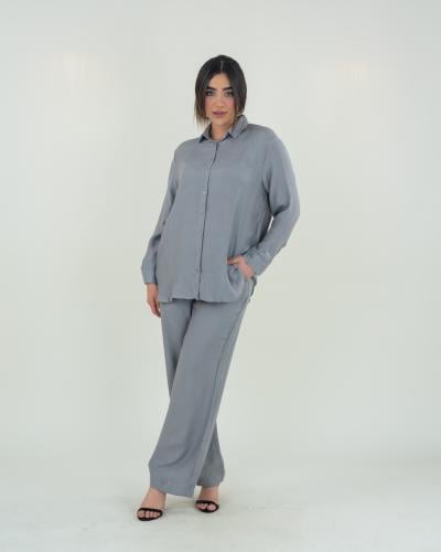 طقم نسائي كاجوال طويل واسع