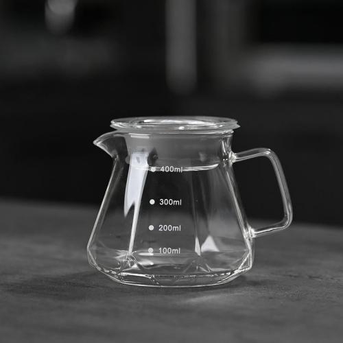 سيفر قهوة - زجاجي شفاف 450ml