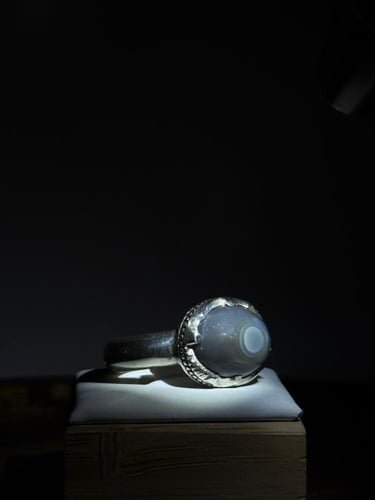 ملكي عقيق سليماني يماني فاخر – فضة عيار 950