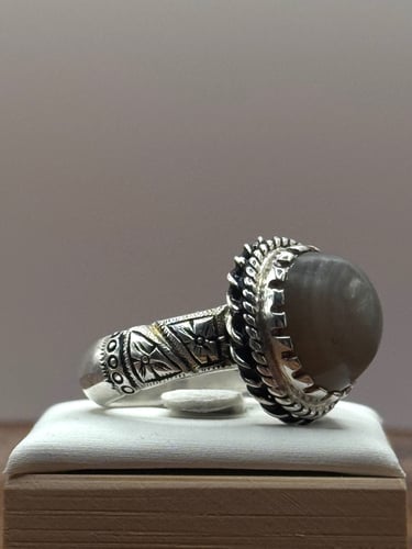 ملكي عقيق سليماني فاخر – فضة عيار 950