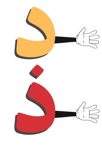 الحروف الرافسه
