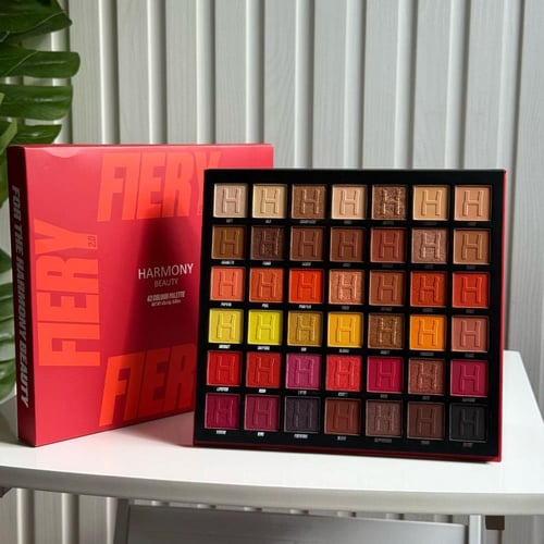 هارموني بيوتي مجموعة ظلال العيون 42 لون , FIERY