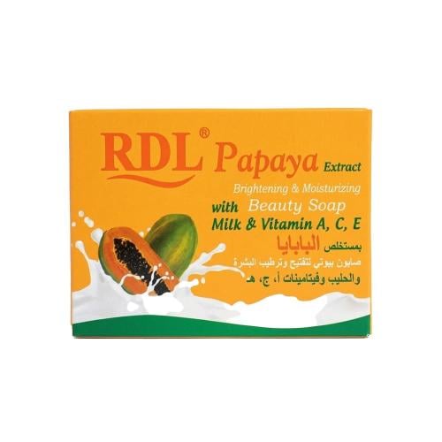 ار دي ال صابون البابايا والحليب - 128 جم