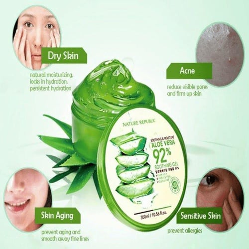 ناتشر ريبيت جل صبار 92% - 300 مل