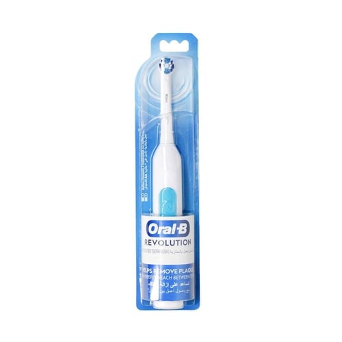 اورال بي ريفوليوشن فرشاة اسنان ببطارية مع رأس فرشا...