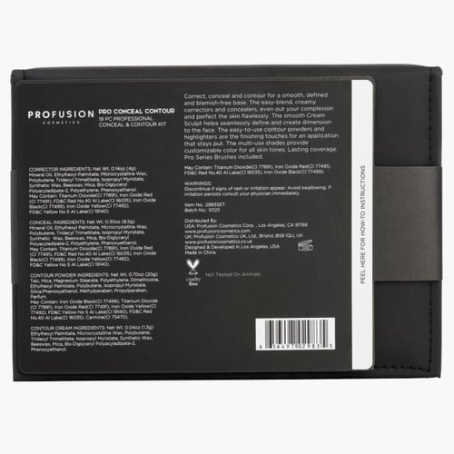 بروفيوجن كوزماتكس برو كونسيلر كونتور 19 قطعة كيت