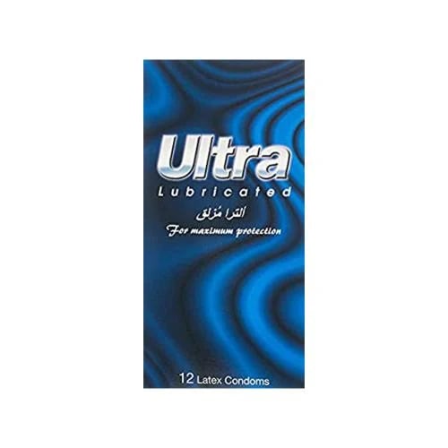 الترا واقي ذكري مزلق - 12 حبة